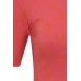 Shirt s/s organic cotton print,  red-orange