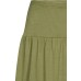 Skirt organic cotton stripes ,  army-light green
