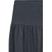 Skirt organic cotton stripes ,  jeans-anthracite